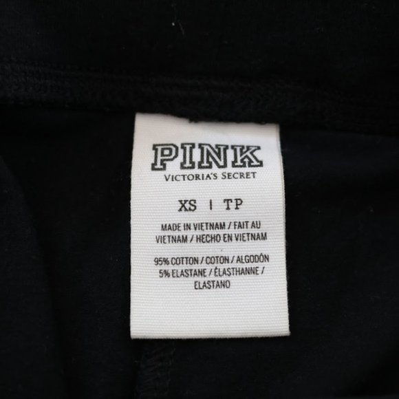 PINK Victoria's Secret 'PINK NATION' Wordmark Yoga Leggings - Black, Size XS - Picture 11 of 15